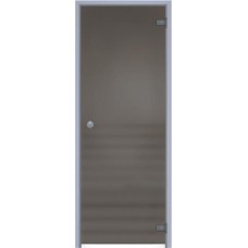 Дверь-SUOVI в алюминиевой коробке (СЕРАЯ , 1900*700, левая)
